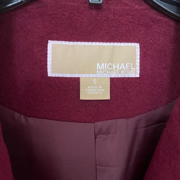 NWT - Michael Kors - Wool Blend Belted Coat - Picture 5 of 8